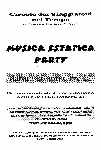 Volantino del "Musica Estatica party"