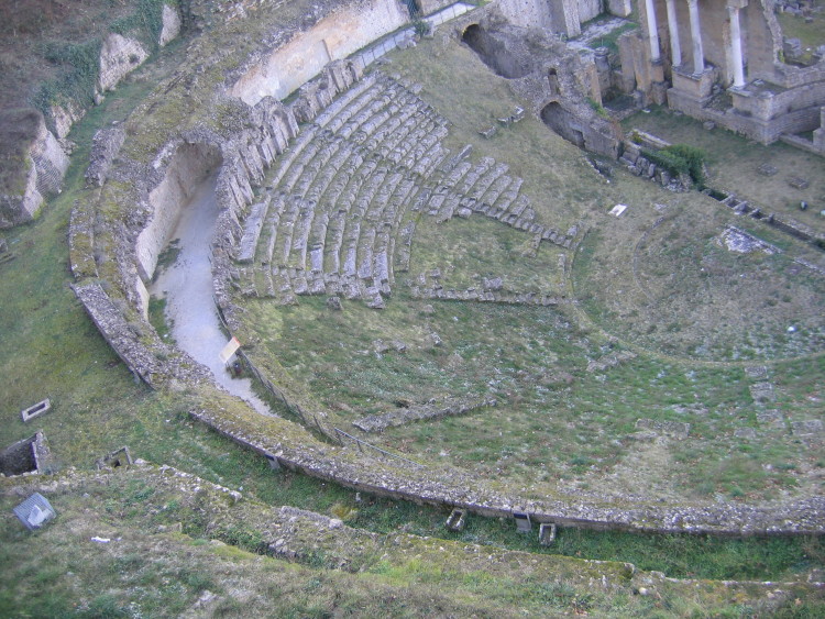 Volterra - Rovine romane (17-02-2008)